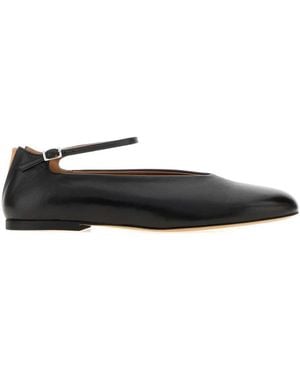 Jil Sander Elyss Ballerina - Black