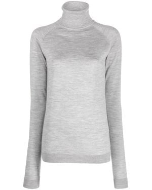 ARMARIUM Wool And Cashmere Blend High Neck Jumper - Grey