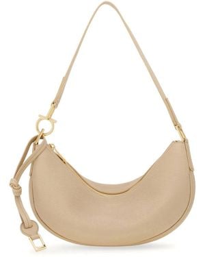 Ferragamo Hobo Smile S - Natural