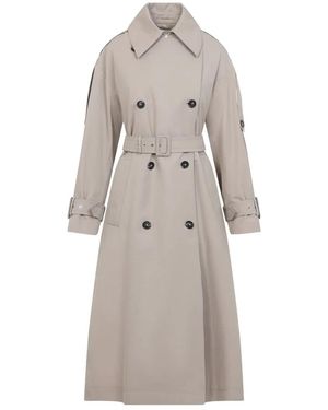 Max Mara Gocce Polyester Trench - Natural