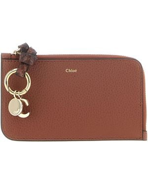 Chloé 'Alphabet' Wallet - Brown
