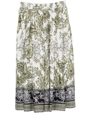 Fay Viscose Skirt - White