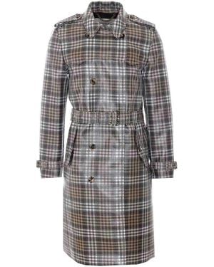 Burberry And Foxfield Trench - Gray
