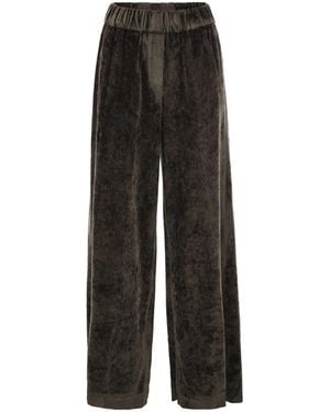 Peserico Fluid Corduroy Pants - Black
