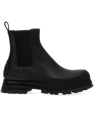 McQueen 'Wander' Ankle Boots - Black