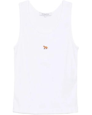 Maison Kitsuné Maison Kitsuné Top Baby Fox - White