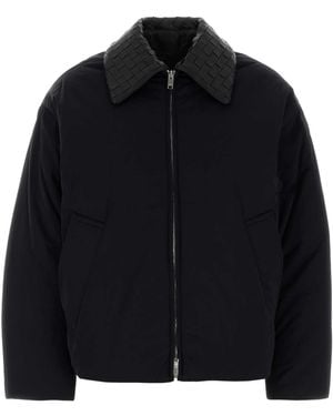 Bottega Veneta Techno Fabric Down Jacket - Black