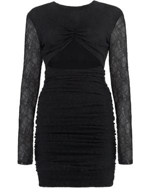 Philosophy Di Lorenzo Serafini Lace Mini Dress - Black