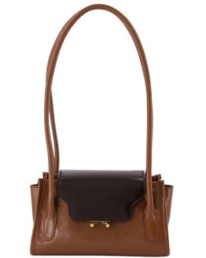 Marni Trunkette Mini Shoulder Bag - Brown