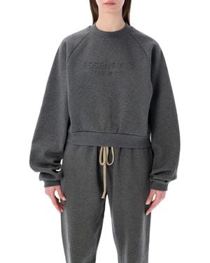 Fear Of God Essentials Fear Of God 90's Raglan Crewneck - Grey