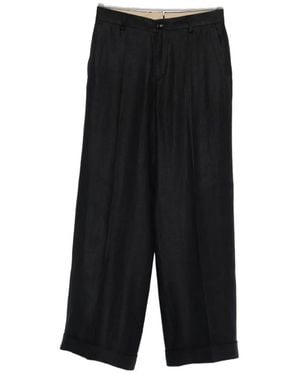 L.B.M. 1911 Linen Pants - Black