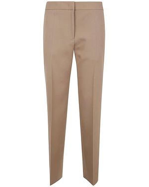 Jil Sander Slightly Cropped Tailored Pant - Natural