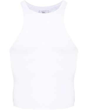 Vetements Logo Cotton Tank Top - White