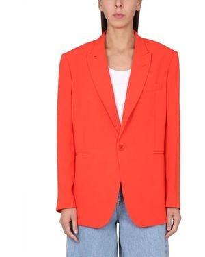 Aspesi Single-Breasted Blazer - Red