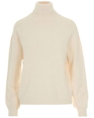 Liu Jo Roll Neck Sweater - White