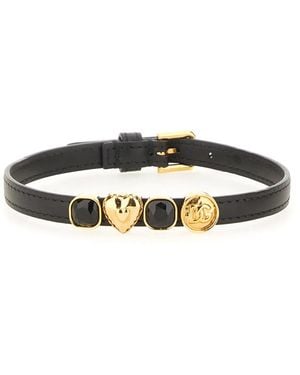 Dolce & Gabbana Dolce & Gabbana Leather Choker - Black