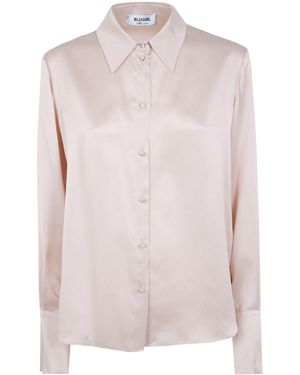 Blugirl Blumarine Regolar Satin Wash Shirt - Pink