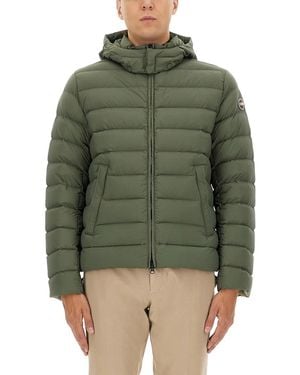 Colmar Down Jacket With Detachable Hood - Green