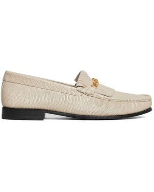 Celine Luco Loafer With Fringes - White