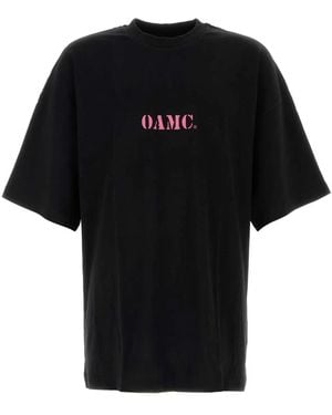 OAMC Cotton T-Shirt - Black