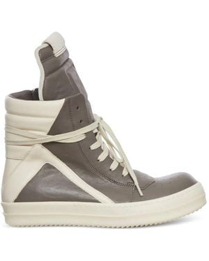 Rick Owens "Geobasket" Trainers - Natural