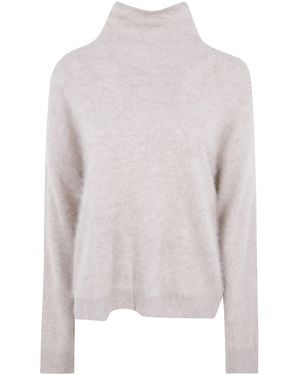 ABSOLUT CASHMERE "Solange" Turtle Neck Jumper - White