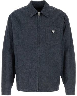 Prada Chambray Shirt - Blue