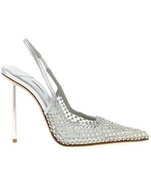 Le Silla 'Gilda' Slingback - White