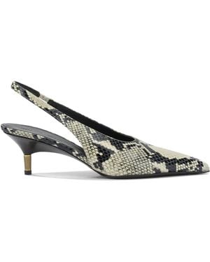 KHAITE "Bella 55Mm" Slingback - Metallic