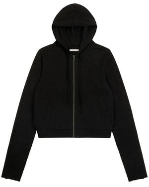 Entire studios Cropped Hoodie - Black