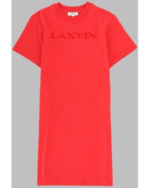 Lanvin Vestido Corto - Red