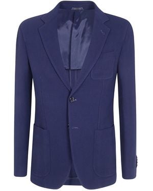 Giorgio Armani Single Breasted Jacket - Blue