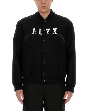 1017 ALYX 9SM Bold Logo Bomber Jacket - Black