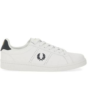 Fred Perry Leather Sneaker - White