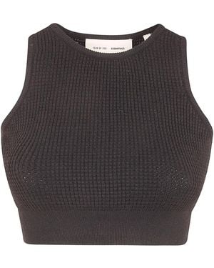 Fear Of God Waffle" Sport Tank - Black