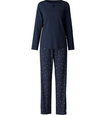 CALIDA Cotton Sweat Dreams Pajamas - Blue