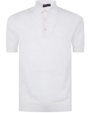 FILIPPO DE LAURENTIIS Short Sleeves Polo Shirt - White