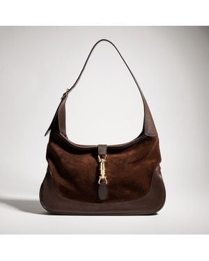 Gucci Jackie 1961 Medium Shoulder Bag - Brown