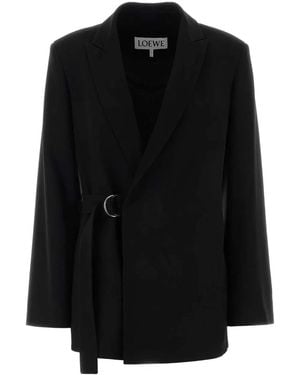 Loewe Wool Blazer - Black
