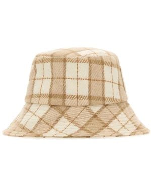 Helen Kaminski Embroidered Wool Blend Clarion Bucket Hat - Natural
