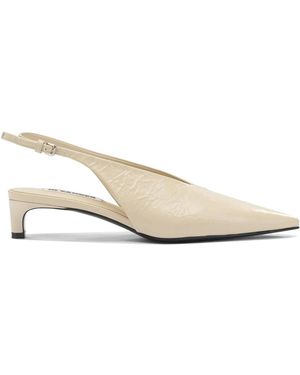 Jil Sander Leather Slingback - Natural