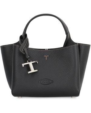 Tod's Micro Leather Handbag - Black