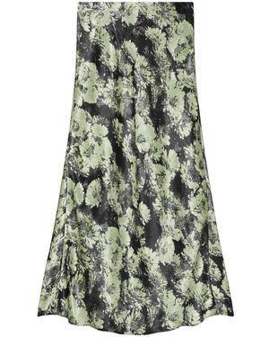 Tory Burch Printed Long Skirt - Green