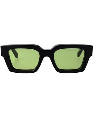 Off-White c/o Virgil Abloh Shiny Acetate Sunglasses - Green