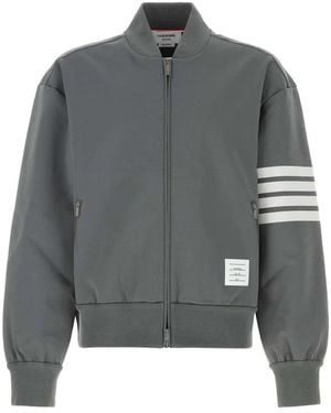 Thom Browne Bomber W - Gray