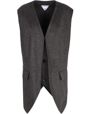 Bottega Veneta Wool Vest - Black