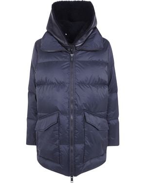 Yves Salomon 76 Cm Jacket - Blue
