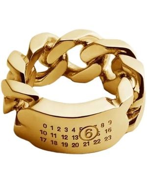 MM6 by Maison Margiela Tone Chain Link Accessory - Metallic