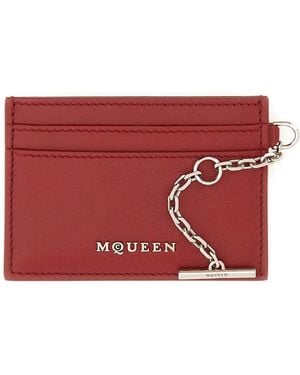 McQueen Sling Card Holder - Red