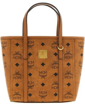 MCM Small 'Toni' Shopping Bag - Brown